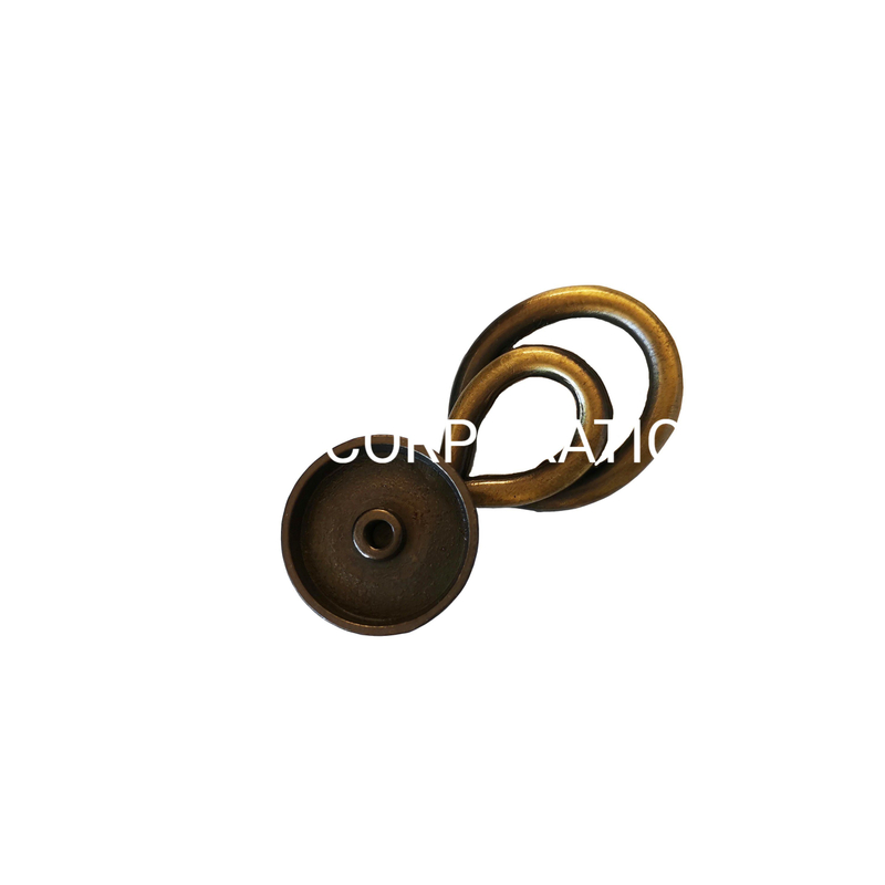 Punho pequeno liga de zinco da gaveta de bronze do punho pequeno da mobília do punho de 48mm 105mm
