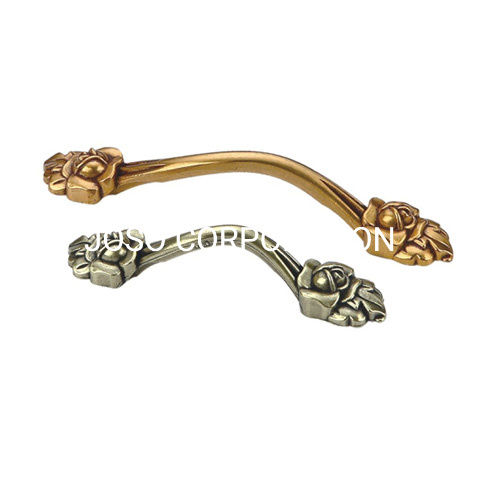 Armário de liga de zinco clássico 96mm 128mm Punho pequeno para móveis Punho do armário