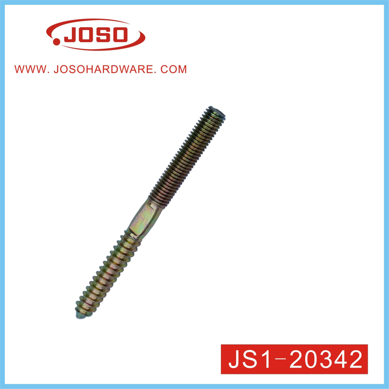 Parafuso de madeira do gancho do parafuso prisioneiro do metal do hardware da mobília para o suporte da prateleira do conector