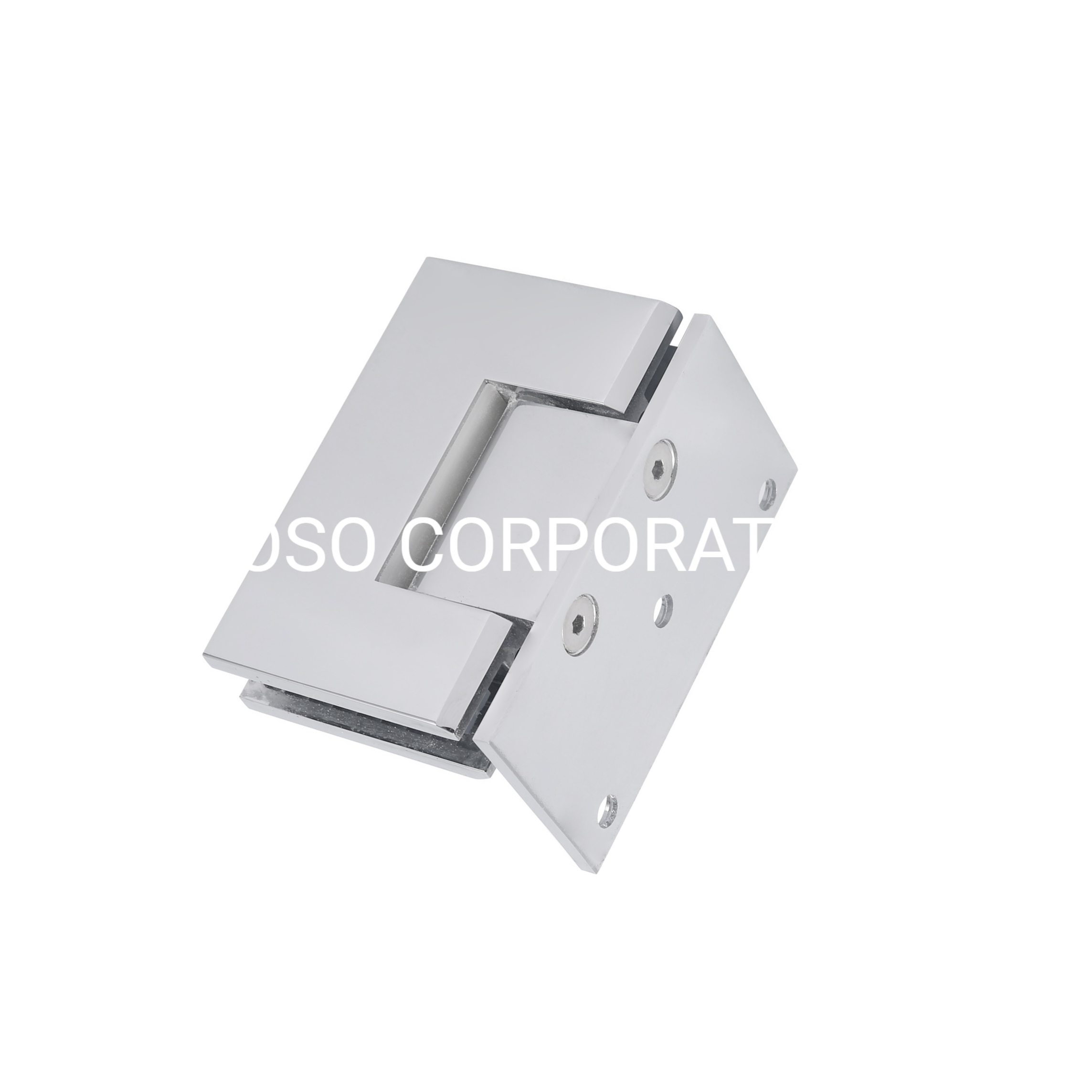 Dobradiça de porta de vidro de bronze de aço inoxidável da braçadeira de vidro do OEM para o vidro de 8-10 milímetros