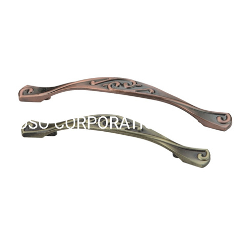 Liga de zinco 96mm 128mm Móveis criativos Puxador de cômoda Puxador de gaveta