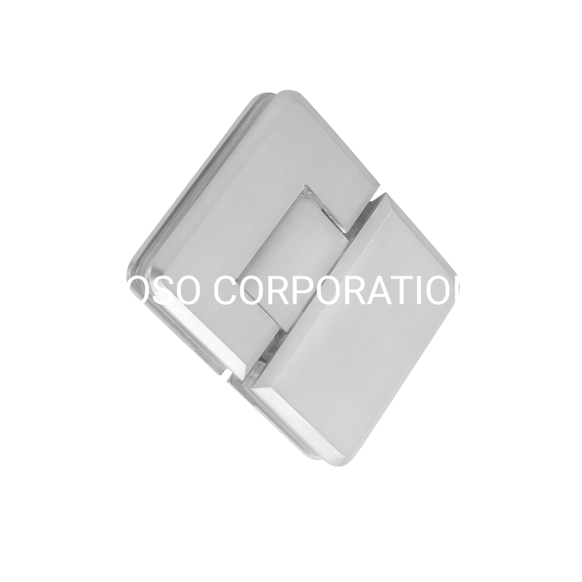 Hardware de banheiro Dobradiça de porta de vidro de 180 graus para banheiro