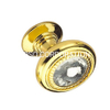 Punho liga de zinco do estilo europeu 26mm do punho dourado da cor do punho do vestuário