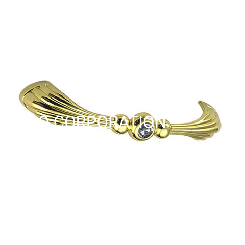 Fornecimento de fábrica 96mm puxador de gaveta dourado puxador de móveis puxador de armário puxador de guarda-roupa