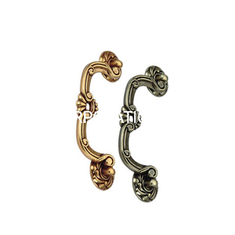 Punho clássico do punho da gaveta do quarto do punho do cobre antigo liga de zinco 96mm 128mm