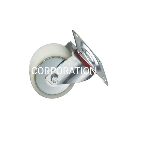 Metal com rodízio de carrinho de rodízio de móveis de carga PP 100 Rodízio industrial