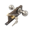 Fechadura de bola interior de metal popular com ferragem de porta de maçaneta de fechadura de móveis de painel