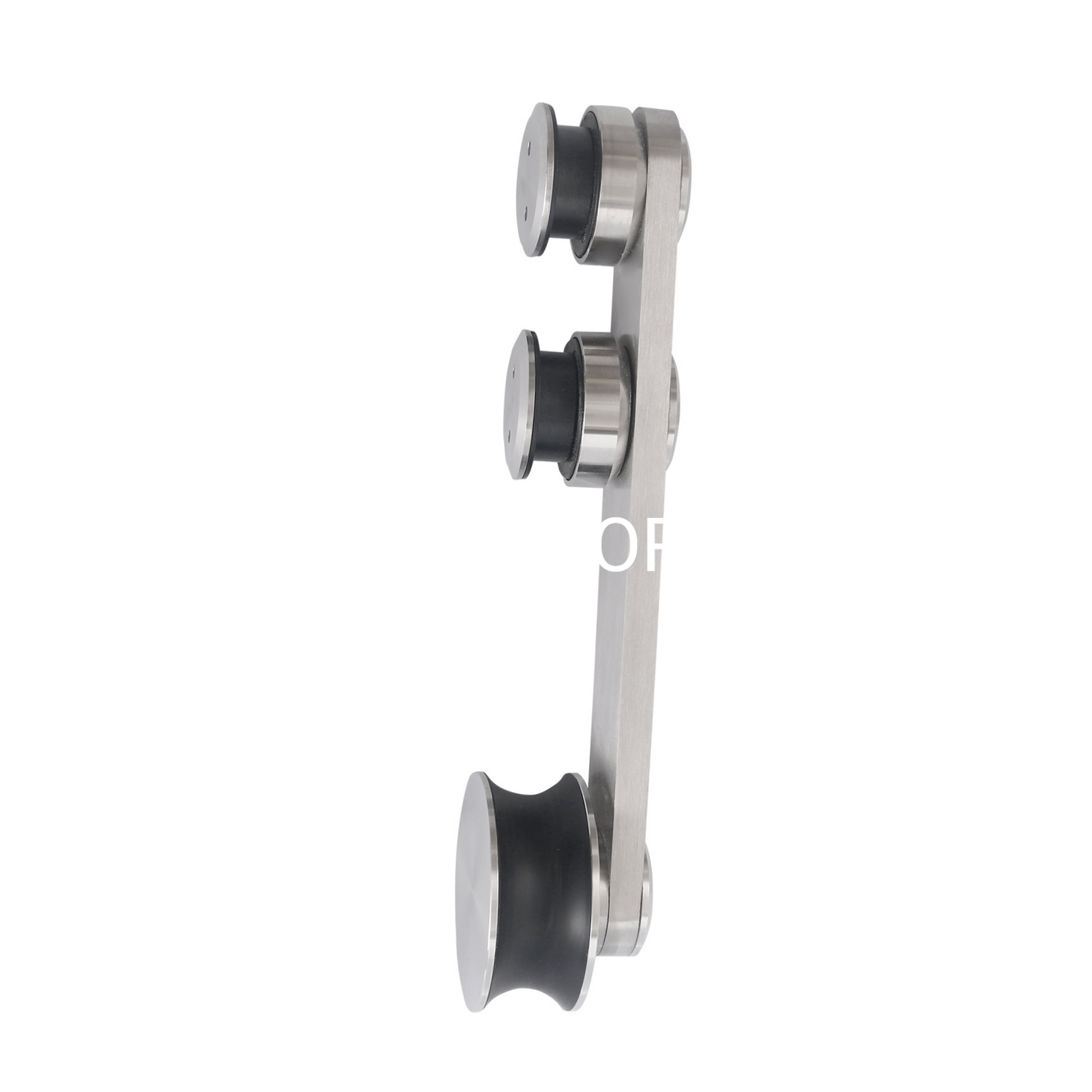 Conector de porta de vidro moderno de venda quente, sistema deslizante de banheiro de aço inoxidável