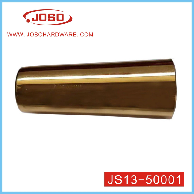 Cobertura de pés de móveis de aço dourado para produção de pernas de cadeira