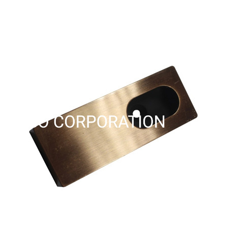 Roupas de guarda-roupa de cobre antigo de liga de zinco pendurado trilho acessórios de mobília encaixe de guarda-roupa