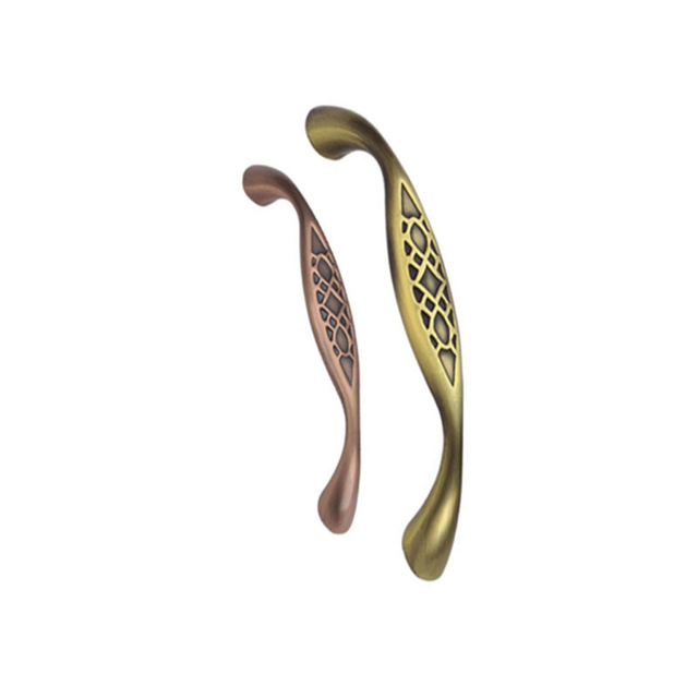 Liga de zinco de alta qualidade 96mm 128mm alça em arco acessórios para móveis ferragem de móveis