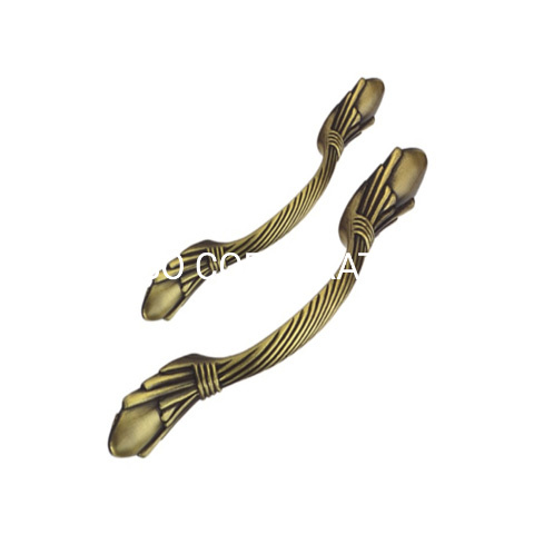 Punho do armário do punho da mobília do punho do armário do bronze antigo liga de zinco 128mm