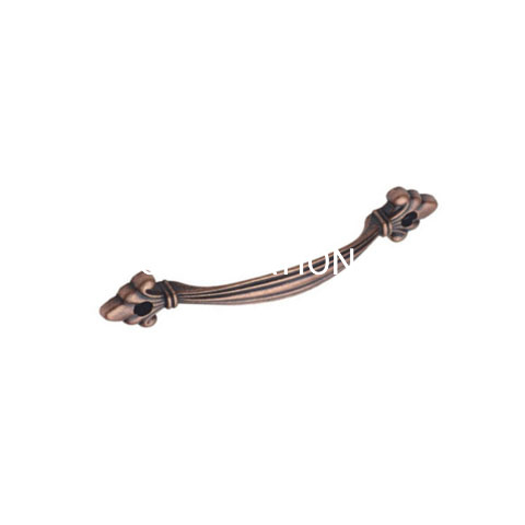 Fornecimento de fábrica 120mm clássico antigo cobre móveis puxar maçaneta da porta da cozinha