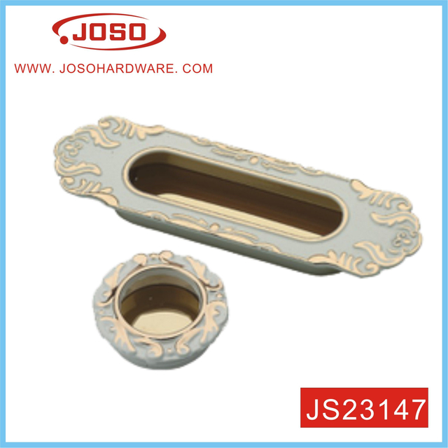 Puxador oval de cobre antigo para guarda-roupa