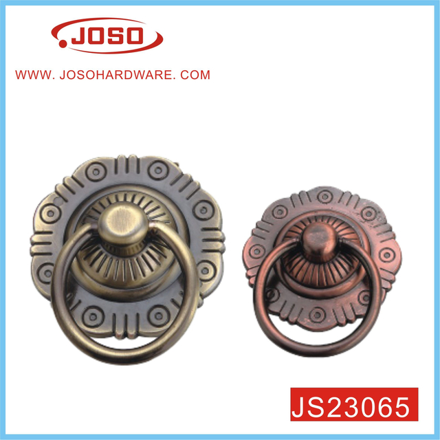 Alça pequena redonda nobre elegante estilo retrô para porta