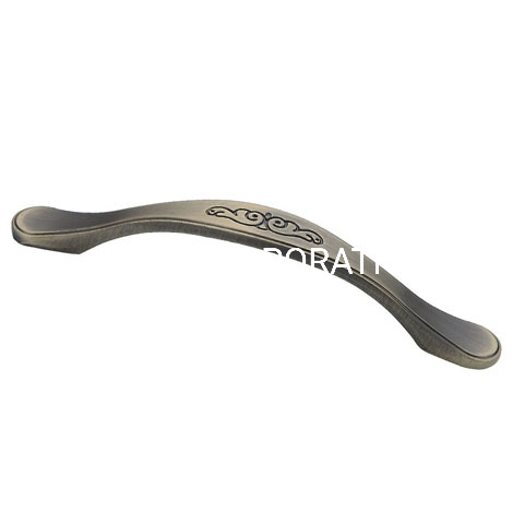 Hardware de liga de zinco por atacado 96mm 128mm alça de hardware para móveis alça de aço inoxidável