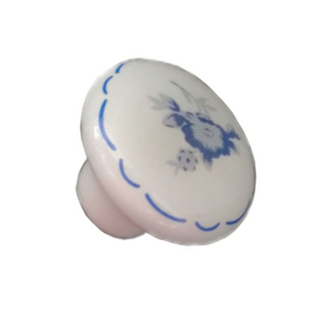 Fornecimento de fábrica em liga de zinco com alça de peito com botão de cerâmica de 32 mm