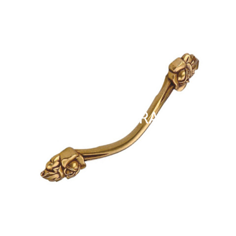 Armário de liga de zinco clássico 96mm 128mm Punho pequeno para móveis Punho do armário
