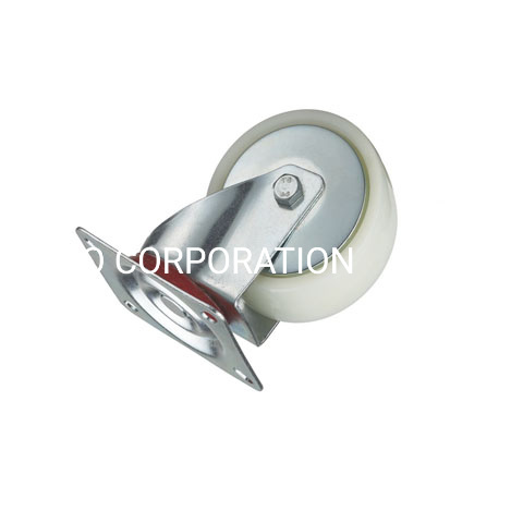 Metal com rodízio de carrinho de rodízio de móveis de carga PP 100 Rodízio industrial