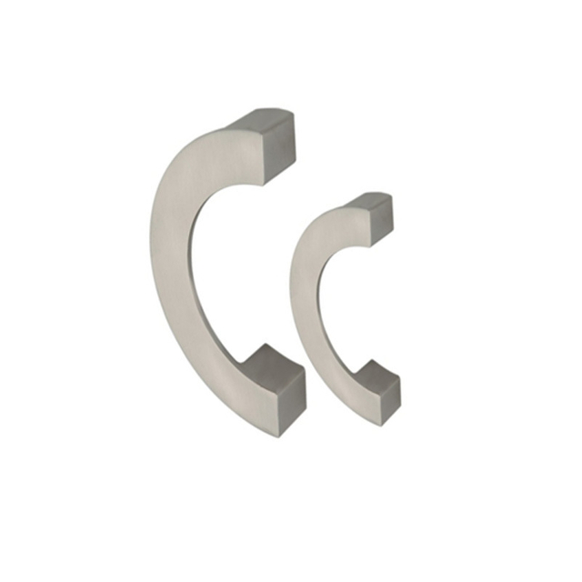 Punho liga de zinco da gaveta do punho da mobília do círculo da forma 64mm semi