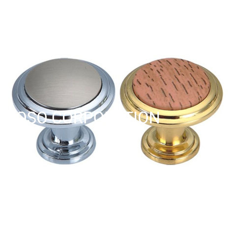 Venda por atacado de liga de zinco 32mm botão de cogumelo gaveta alça pequena botão de guarda-roupa