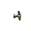Puxador de liga de zinco de latão antigo de 27 mm para armário de gaveta e porta