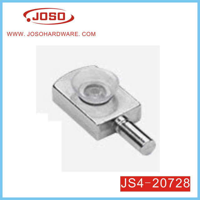 Fornecimento de fábrica suporte de prateleira de liga de zinco para vidro