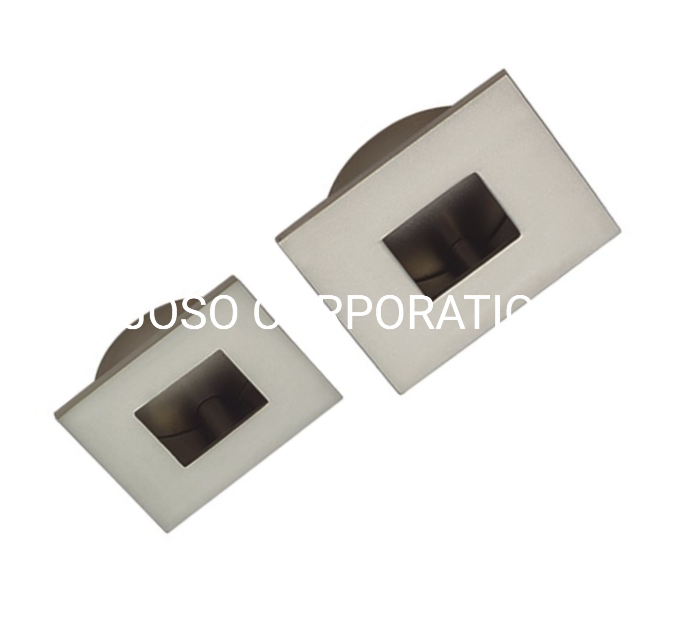 Venda quente Liga de zinco 40X40mm Puxador de armário quadrado Puxador de gaveta puxador de móveis