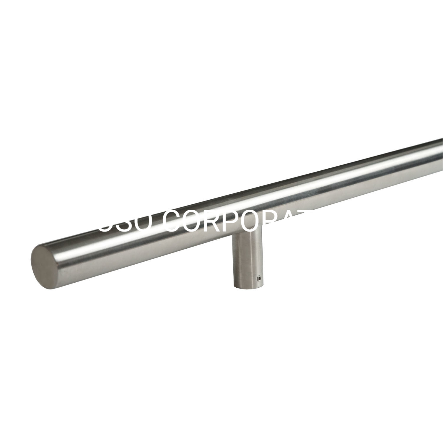Estilo moderno personalizado de aço inoxidável 304 maçaneta da porta de vidro do banheiro metal t barra lidar com acessórios para móveis