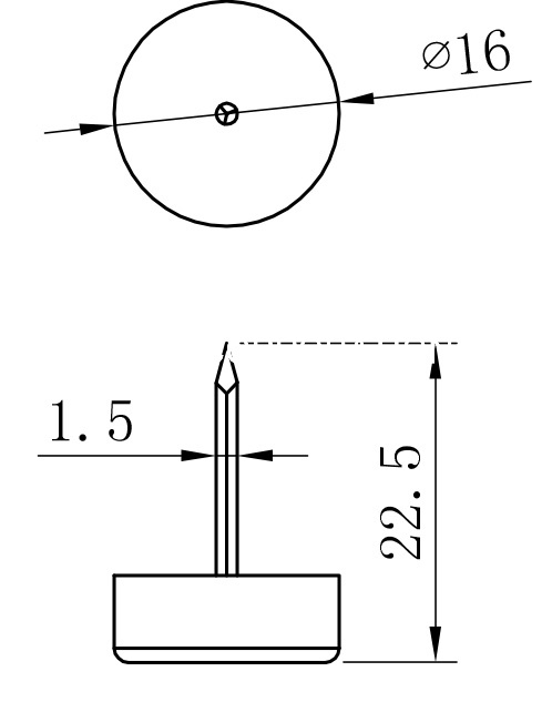 Acessórios de móveis de cadeira de móveis de perna de plástico preto deslizante