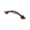 Venda superior liga de zinco 64mm 96mm 128mm puxador de gaveta de cobre antigo