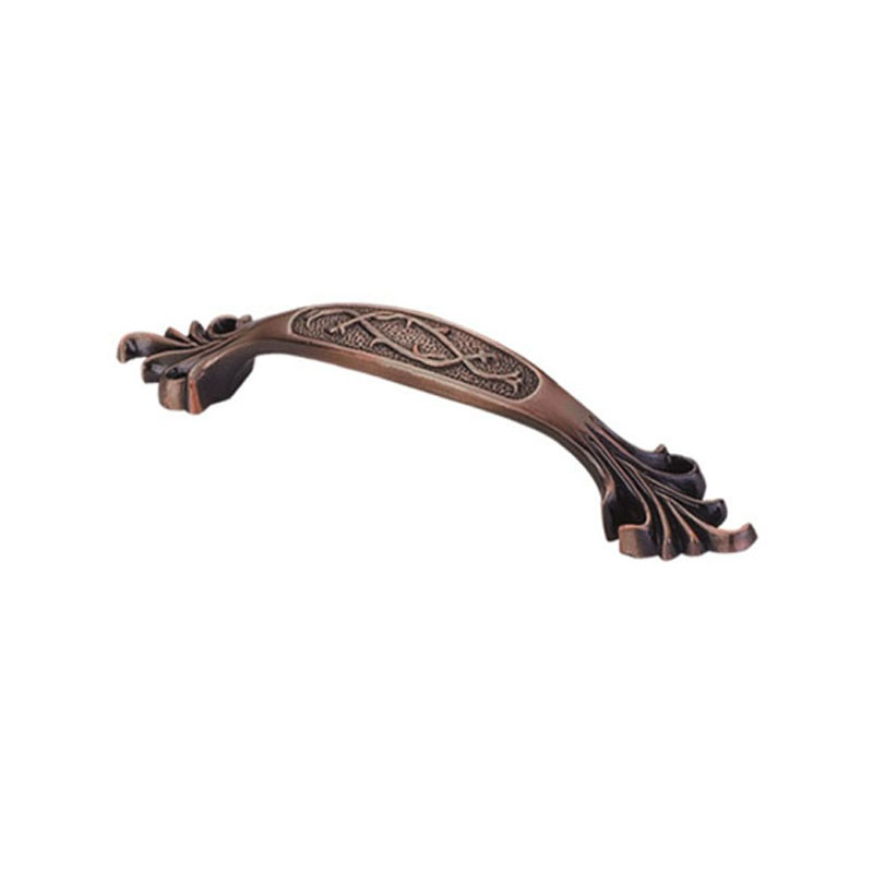 Venda superior liga de zinco 64mm 96mm 128mm puxador de gaveta de cobre antigo