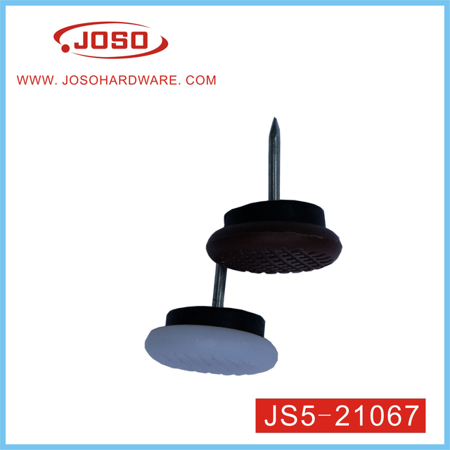 Deslizamento de unhas de metal popular de ferragens de móveis para protetor de mesa e cadeira