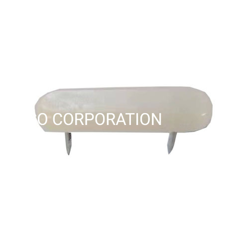 PP com protetor de mesa de acessórios para móveis de deslizamento duplo branco de metal