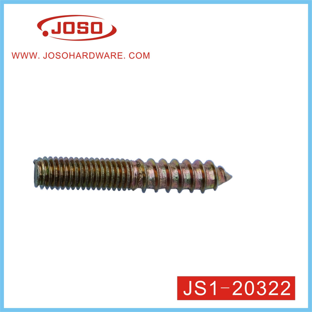 Parafuso de gancho de metal personalizado de acessórios de móveis para suporte de prateleira de madeira