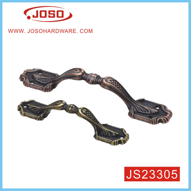 Puxador de móveis de cobre antigo vintage da moda para gaveta de quarto