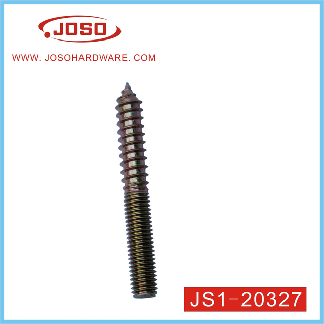 Parafuso prisioneiro de metal M10 de ferragens de móveis para suporte de prateleira de madeira de gabinete