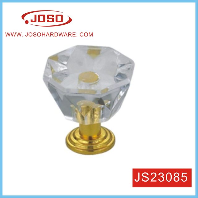 Puxador de gaveta de cristal para armário