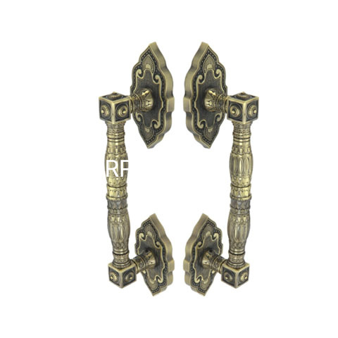 350mm 400mm liga de zinco antigo bronze alça armário acessórios do quarto