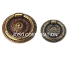 56mm antigo anel de bronze lidar com móveis lidar com ferragem liga de zinco punho