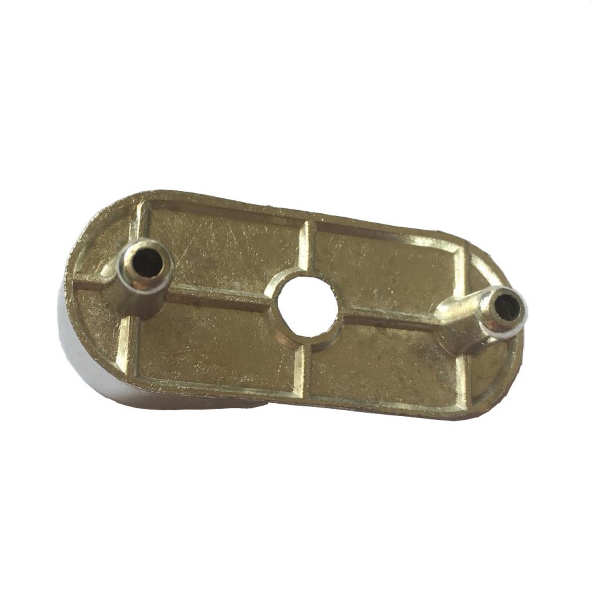 Suporte de tubo de liga de zinco Acessórios para móveis Suporte de trilho de hardware para móveis