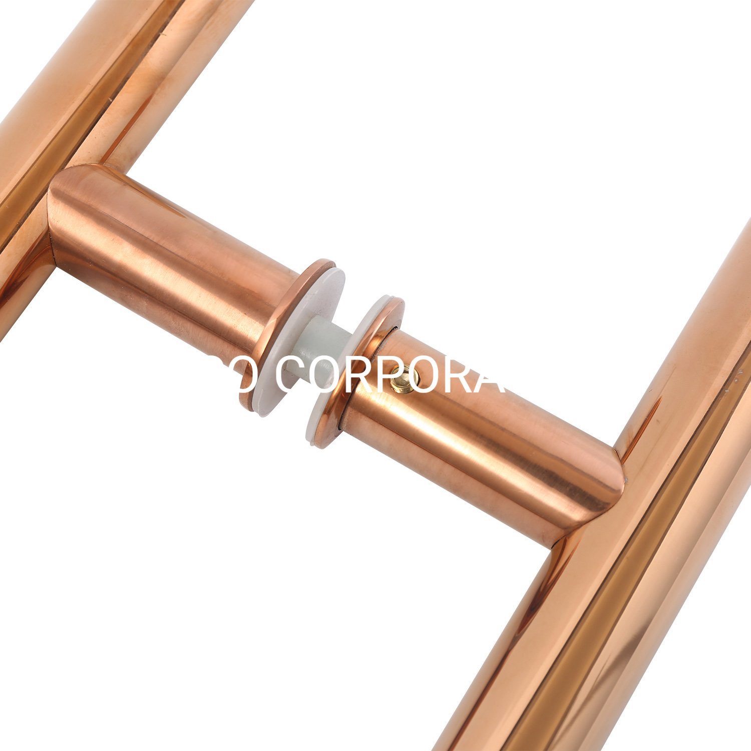 Maçaneta de porta de vidro dourada em aço inoxidável Cc450 Móveis polidos maçaneta maçaneta de porta