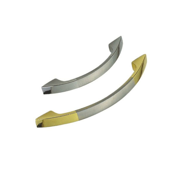 Liga de zinco dourada e escovada 64mm 96mm 128mm acessórios de cozinha para móveis