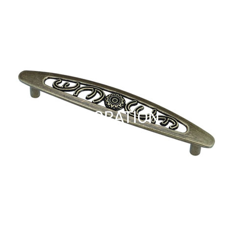 Estilo clássico 128mm puxador de gaveta de latão antigo puxador de armário puxador de móveis