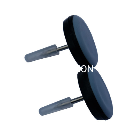 Deslizamento de unhas de plástico por atacado, diâmetro 26 mm, altura 16,5 mm, conector de mesa, deslizamento de móveis