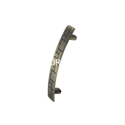 Punho quadrado antigo liga de zinco da caixa do punho do bronze 96mm 128mm 160mm