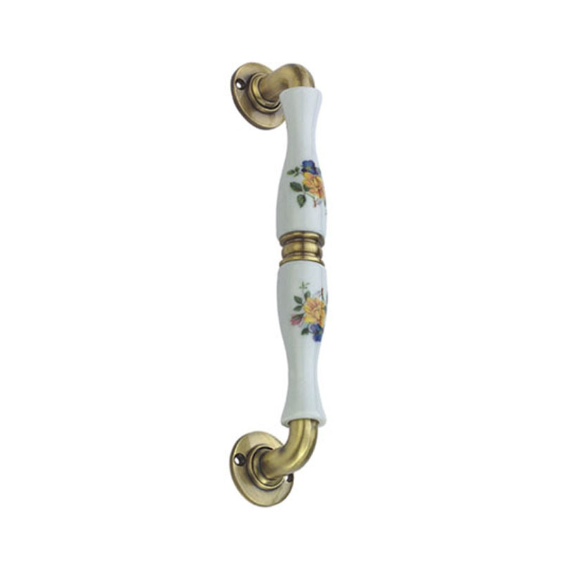 Forme o punho 300mm dourado e escovado liga de zinco da decoração de 250mm