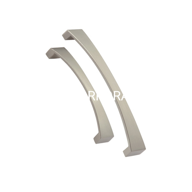 Liga de zinco 96mm 128mm escovado botão do armário botão da mobília