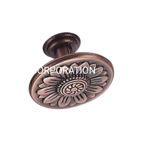 Fornecimento de fábrica liga de zinco cobre antigo 32mm botão da gaveta botão do armário