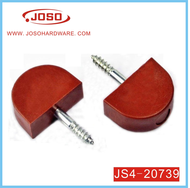 Plástico vermelho com suporte de prateleira zincado para móveis